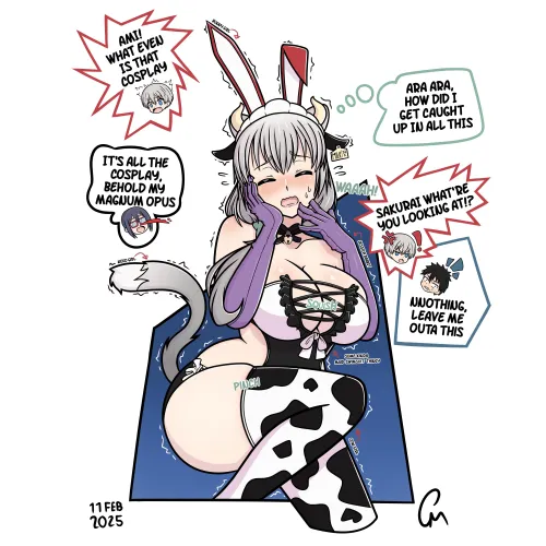 Thumbnail Tsuki Uzaki's Magnum Opus by createmistakes in Anime Bodysuits