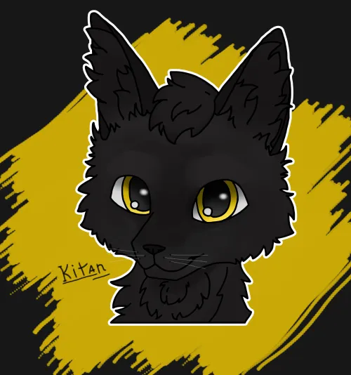 Thumbnail Mesmerizing Yellow Eyes: Artistic Marvel by Kitan077 in furry