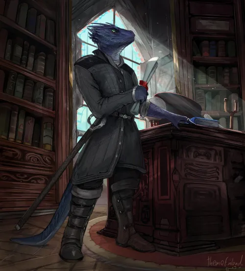 Thumbnail Lizard Love: Artistic Appreciation by ThemeFinland in furry