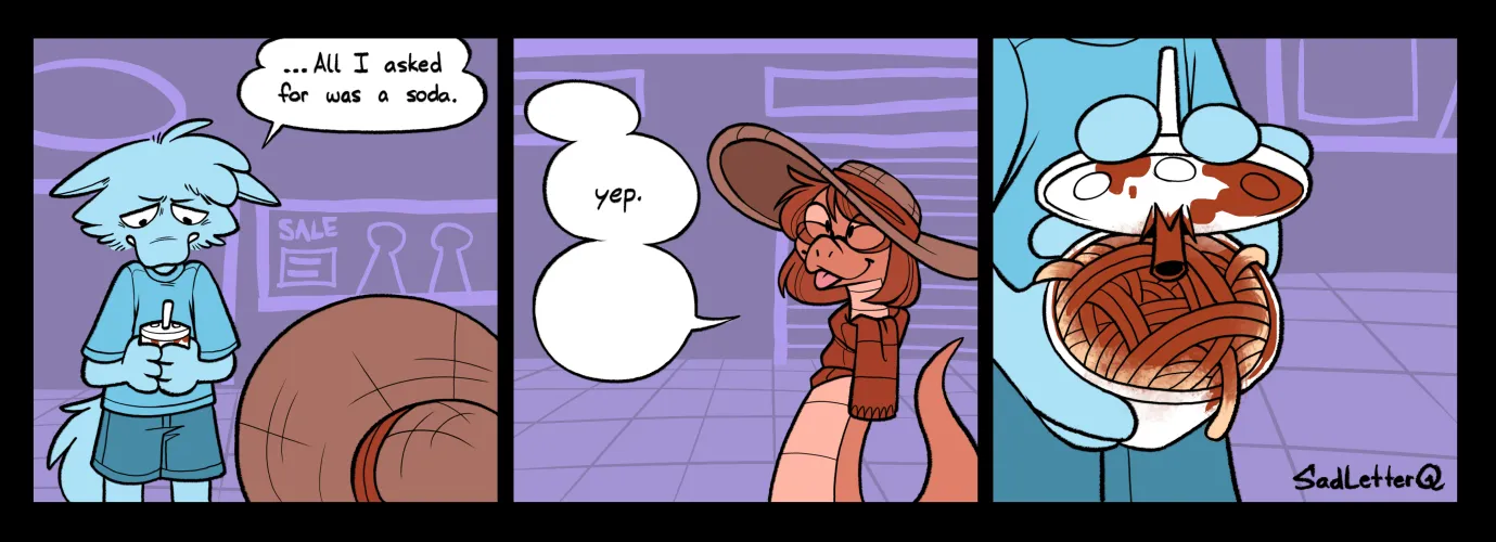 Thumbnail Redrawn Comic Spectacle: Artistry Evolution by SadLetterQ in furry