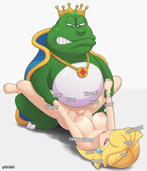 Thumbnail Peach and Wart's Encounter: A Yolkiin2XTwitter Artwork | mariorule34