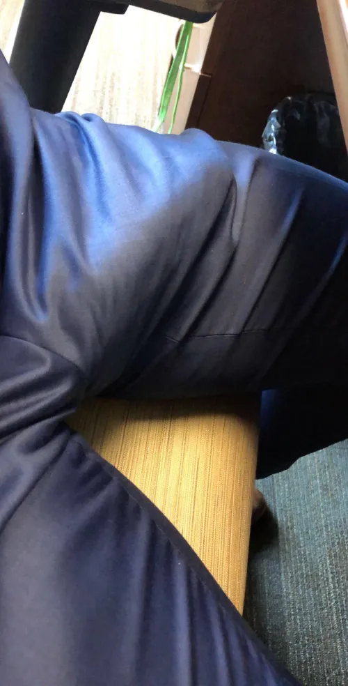 Thumbnail thad_stallion's Desk Pop Tale: Straight and Striking Bulges