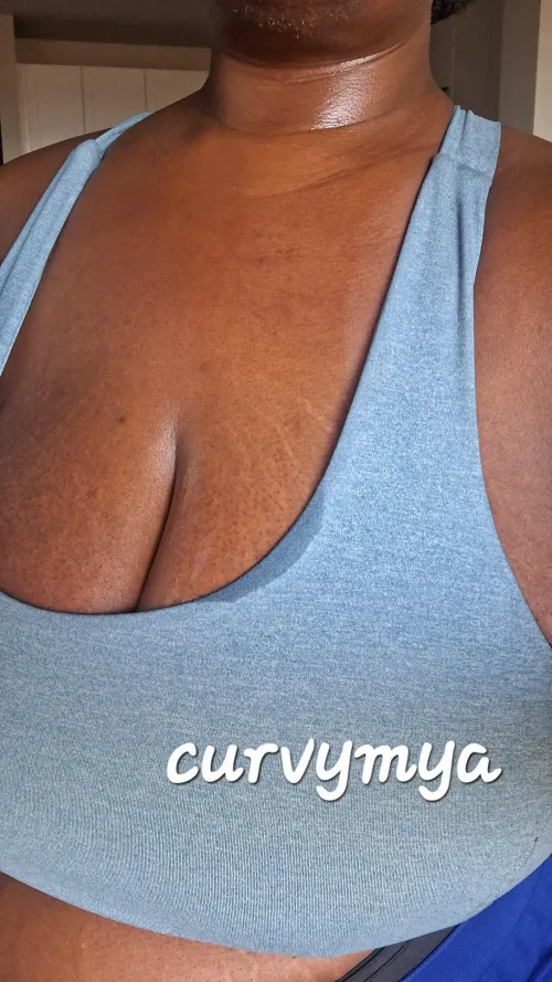 Thumbnail Sweaty Boob Confession by Curvymya Post-Workout