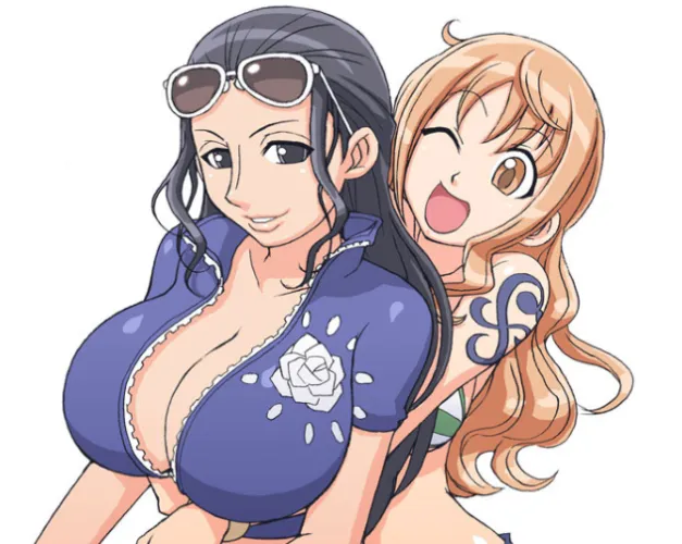 Thumbnail Nami's Playful Antics with Robin by Fast_Boot_4177 | funpiece