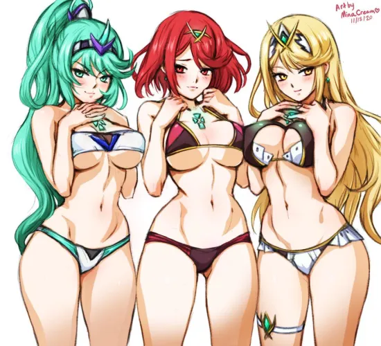Thumbnail SpitefulCrow1701: Beach Ready Cuties - Mina Cream | Ecchi
