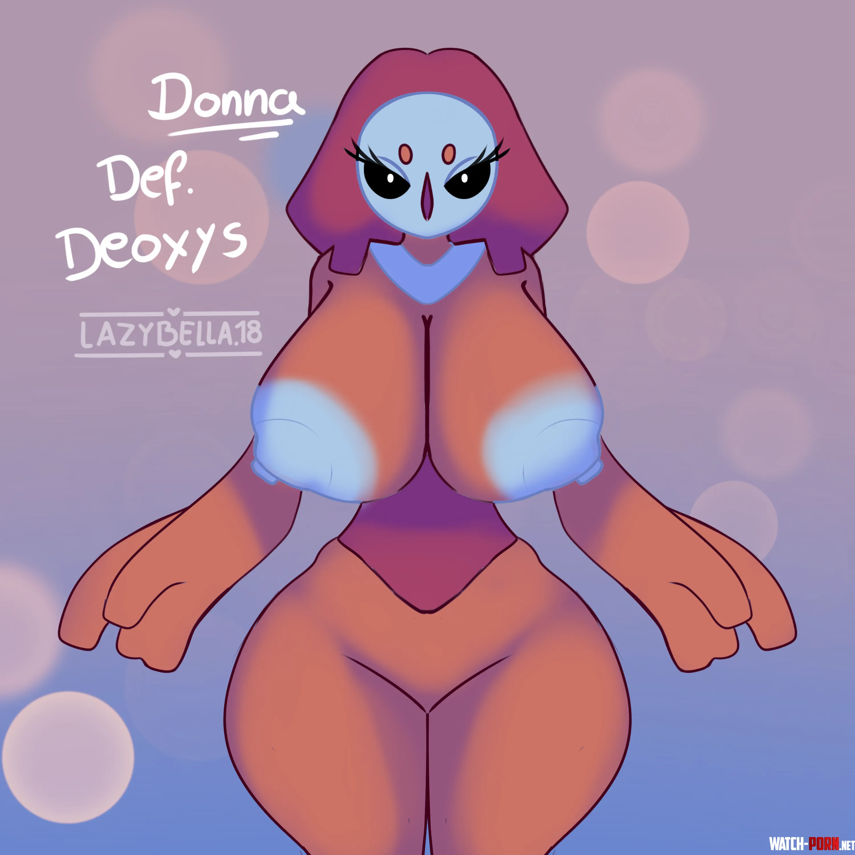 quick new character Donna Defence Deoxys F Lazybella18 by Lazybella18