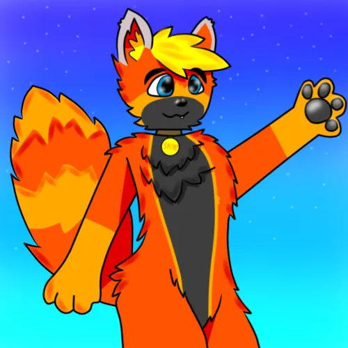 Thumbnail Creative Haiiii Waves Art by SkyeRedPanda in the Furry Category