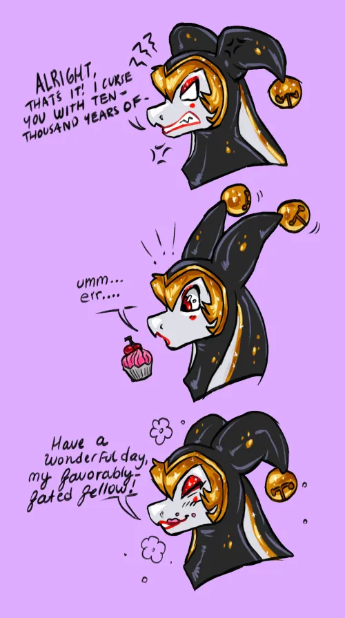 Thumbnail They Can Be Bribed with Snacks Doodle Comic by Aromatic-Abrocoma773 | Furry Category