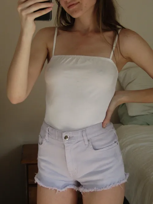 Thumbnail Braless Tease: BabySparkleGirl's Mischievous Style