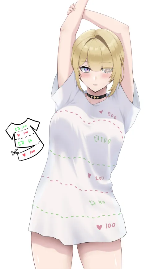 Thumbnail TShirt Evelyn Zenless Zone Zero by CheetahSperm18 in Pantsu