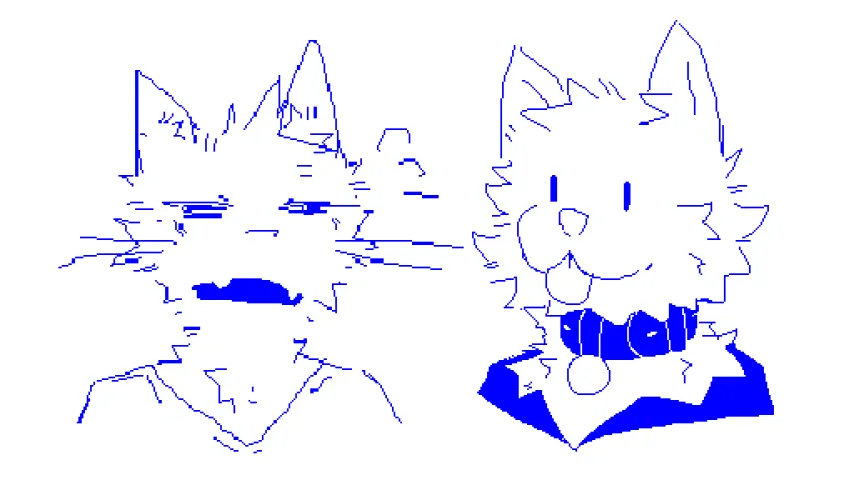 Thumbnail netinhovo's College Doodle: A Whimsical Furry Creation