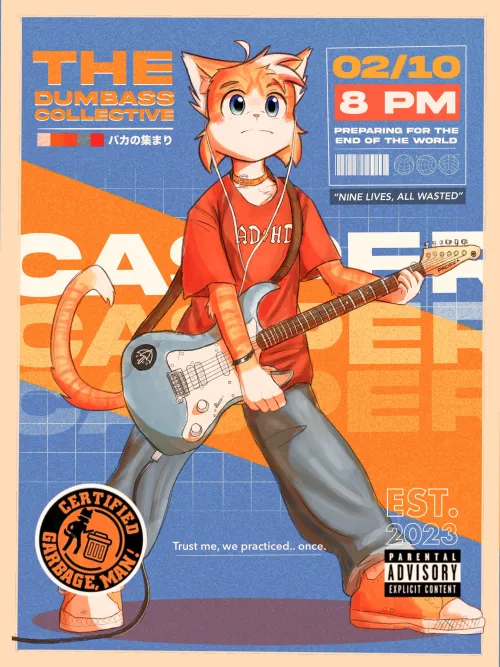 Thumbnail Casper's Charm: Artistic Revelations by NotAxorb in furry