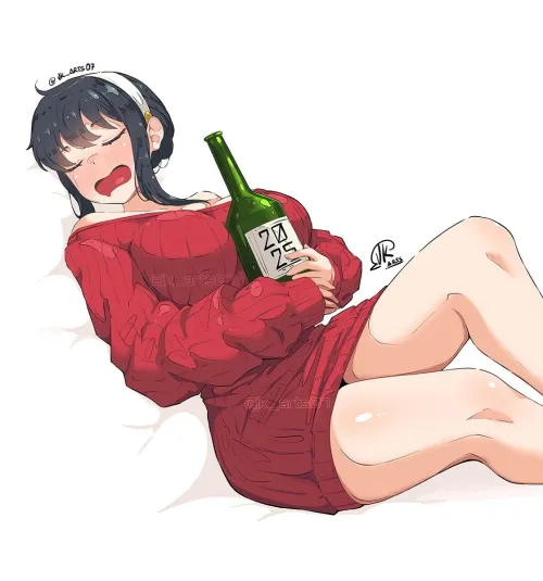 Thumbnail Discover the Artistry of queshu22 in 'Yor Passed Out By JKArts' under Thighdeology