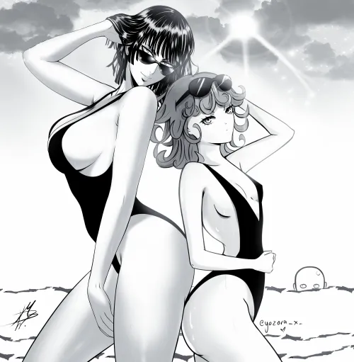 Thumbnail KrazyK1989: Explore Tatsumaki and Fubuki Wyatt's Swimsuit Adventure