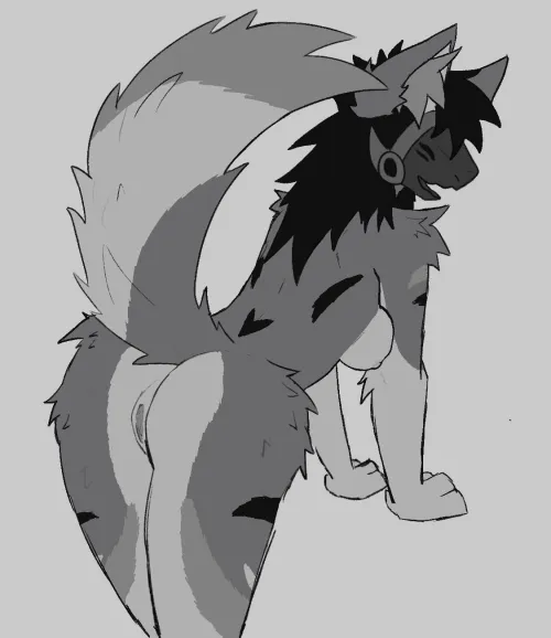 Thumbnail Naughty Protogen Display: F Art by Big_Imagination_3434 | Yiff