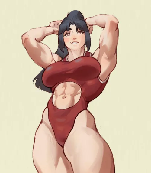 Thumbnail Graceful Beauty: 'Mai Swimsuit Encariah1' by TheTMoneyMan