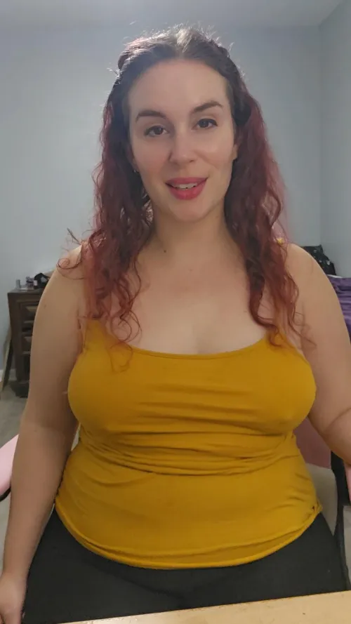 Thumbnail Comfort Redefined: Going Braless at My Desk by Hazy_MaeveyL in Pokies Category
