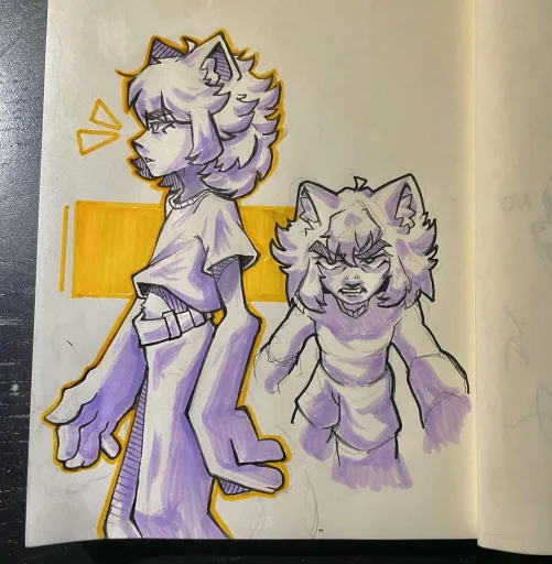 Thumbnail Exploring Fursona Sketches by anderthecat