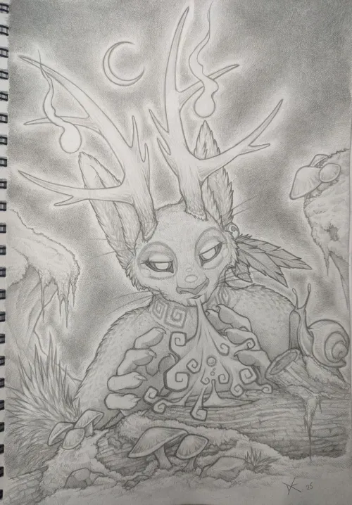 Thumbnail Pencil Stage Delight: Artistic Journey by Effective_Army8596