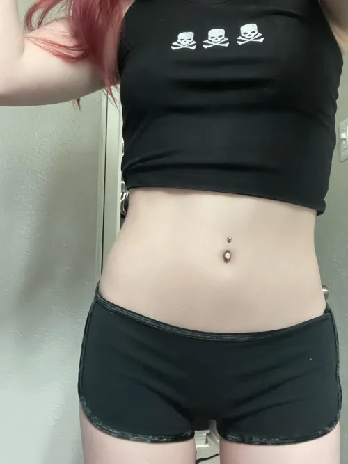 Thumbnail Your Favorite: Tight Tummy Confessions by Sara_Hope02 | croptopgirls