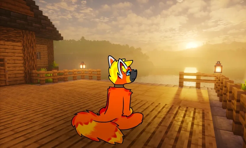 Thumbnail Skye's Minecraft World Chill: A Furry Escape by SkyeRedPanda