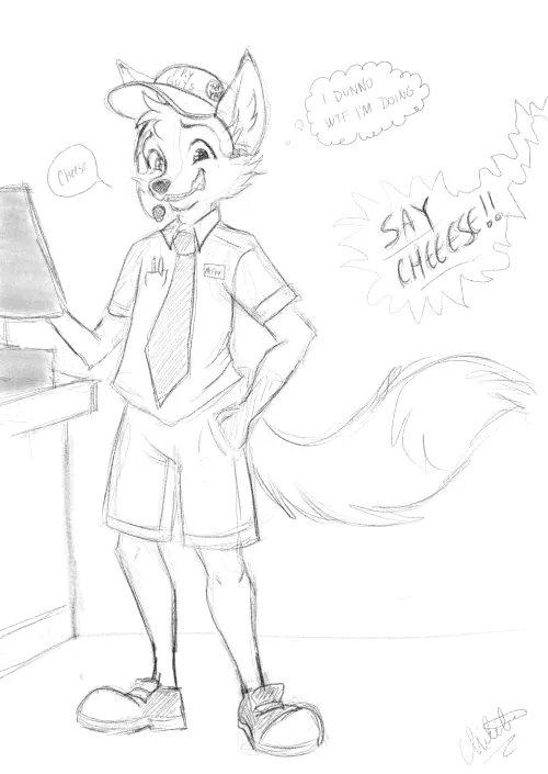 Thumbnail First Day On the Job: Unveiling Glittering-Amount-68's Furry Masterpiece