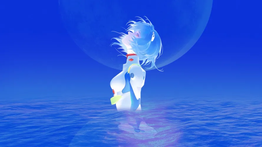 Thumbnail Ayanami Rei Drawing Indieanimation by No-Pumpkin7768 | Category: Anime Bodysuits