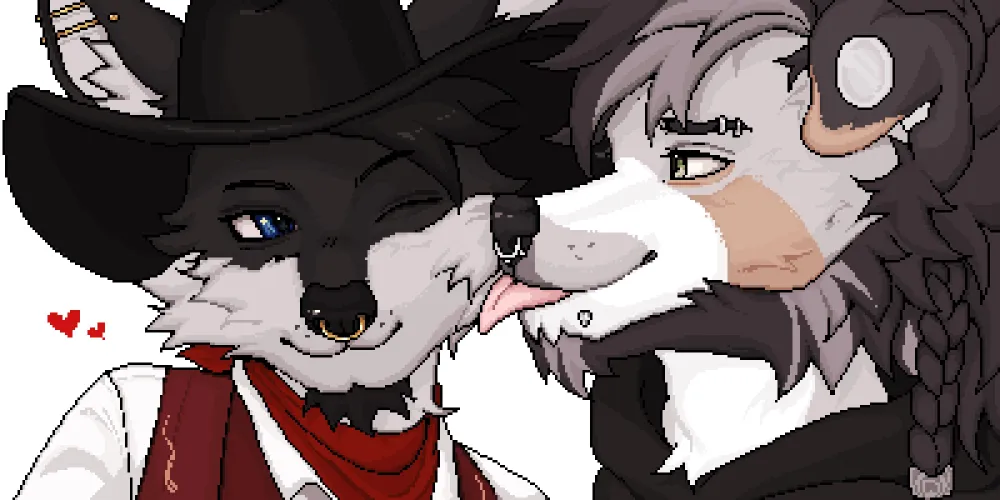 Thumbnail Happy Early Valentines Furry Commission: A Heartfelt Creation by Probioticdrnk