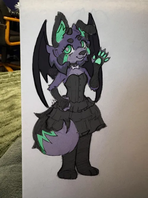 Thumbnail Discover 'My Fursona D' with magic-fast: A Furry Creation