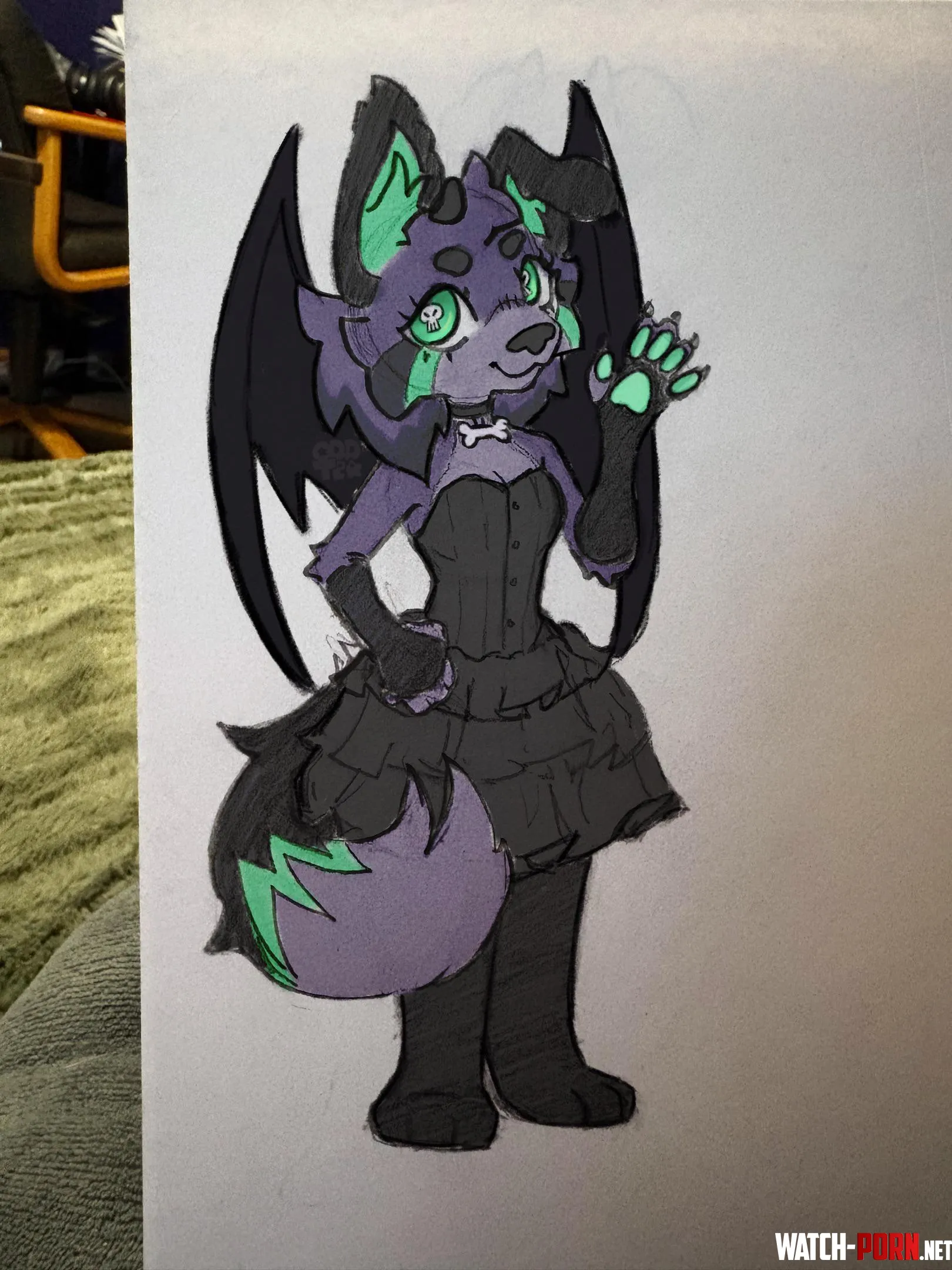 My fursona D by magic-fast