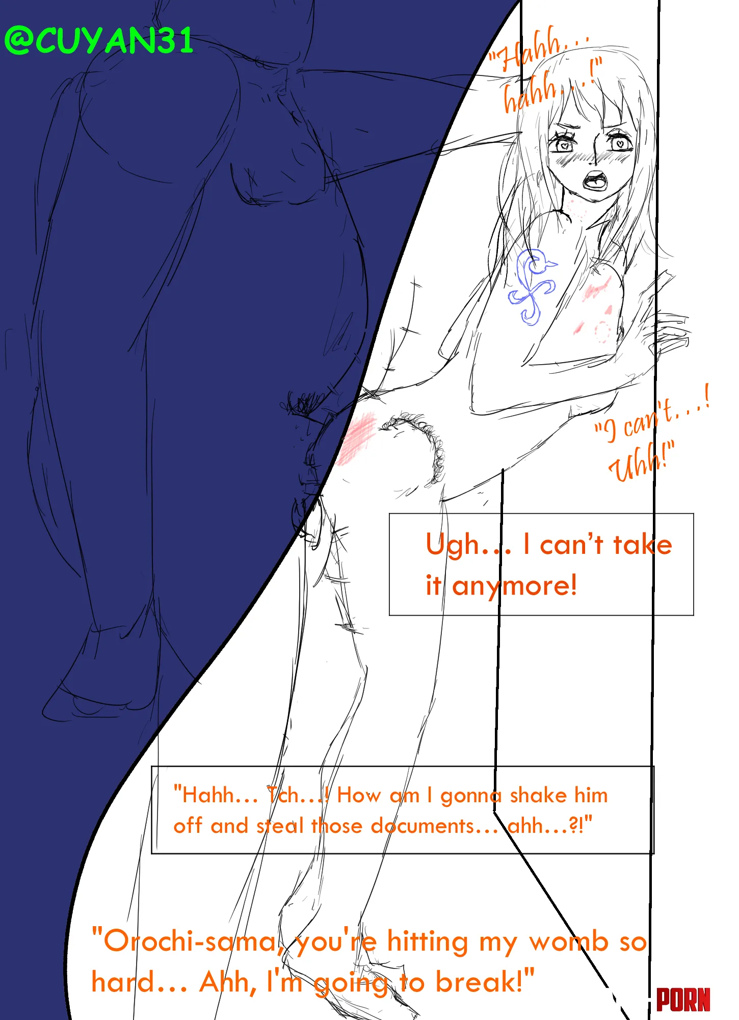 Nami sets out on a mission to steal the documents from Orochi Cuyan31 by Neither_Company2610