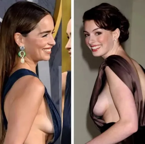Thumbnail Celebrity Showdown: Emilia Clarke vs Anne Hathaway Nude Battle | NudeCelebsOnly