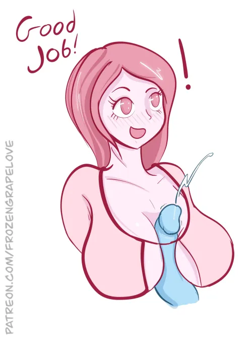 Thumbnail Cute Titfuck: A Big Congrats Story by Frozen Grape Love