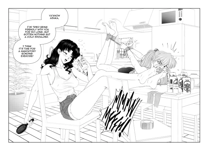 Thumbnail Misato and Asuka's Bonding Time: A Kusujinn Adventure by A_MASSIVE_PERVERT