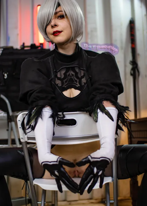 Thumbnail 2B's Special Mission: NudeCosplay Spotlight on Derpasawr