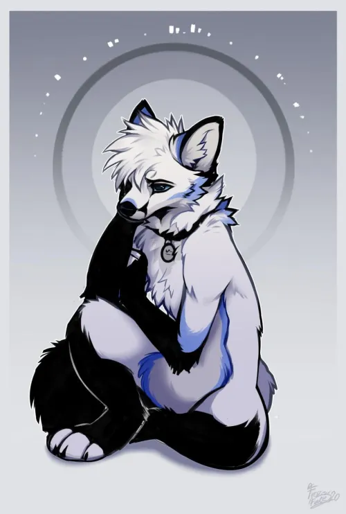 Thumbnail Fading Flares Art by FrozenFate: A Captivating Furry Creation