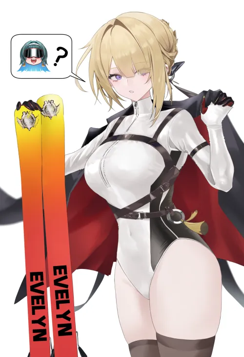 Thumbnail Skiing Evelyn Zenless Zone Zero: Unique Anime Bodysuits Collection