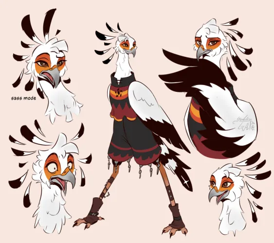 Thumbnail Birdy Boy Unleashed - Galinn-Arts' Furry Masterpiece