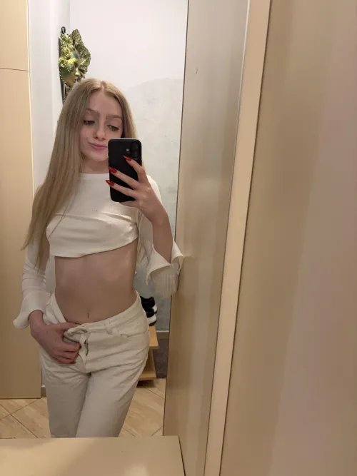 Thumbnail A Croptop I Love by CrazyGoldenSiren | Croptopgirls
