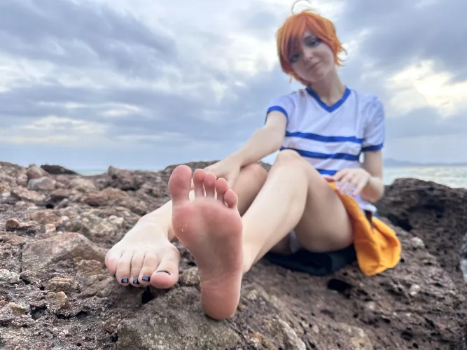 Thumbnail Nami from OnePiece by kawaiiipunk | Category: Rule34 Feet