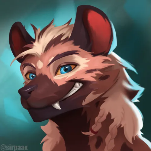 Thumbnail Commission Spotlight: Hyena Boy Art by Sirpaax in the Furry Realm