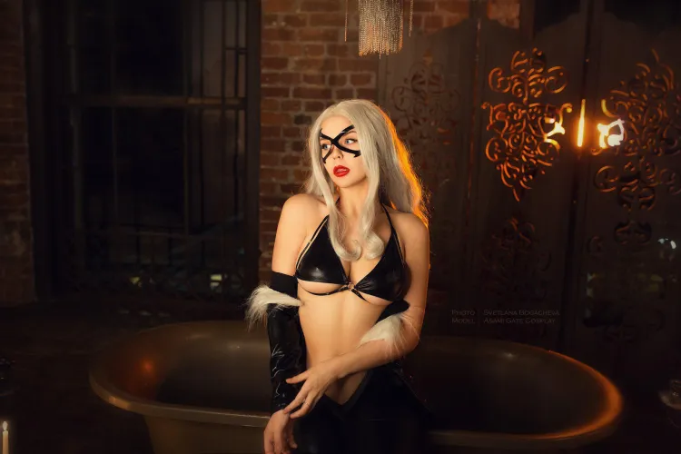 Thumbnail Black Cat's Chill Session in Asamigate Marvel by Mxfyn