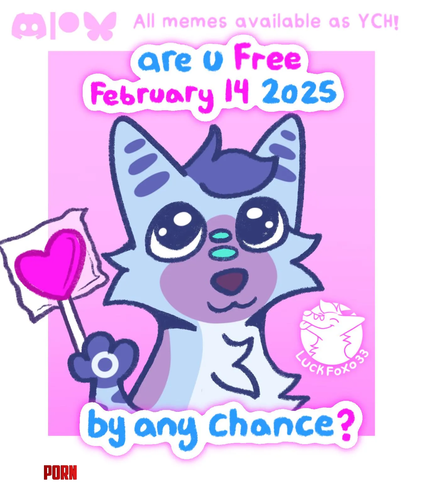 Will you be my valentine  by LuckFoxo33
