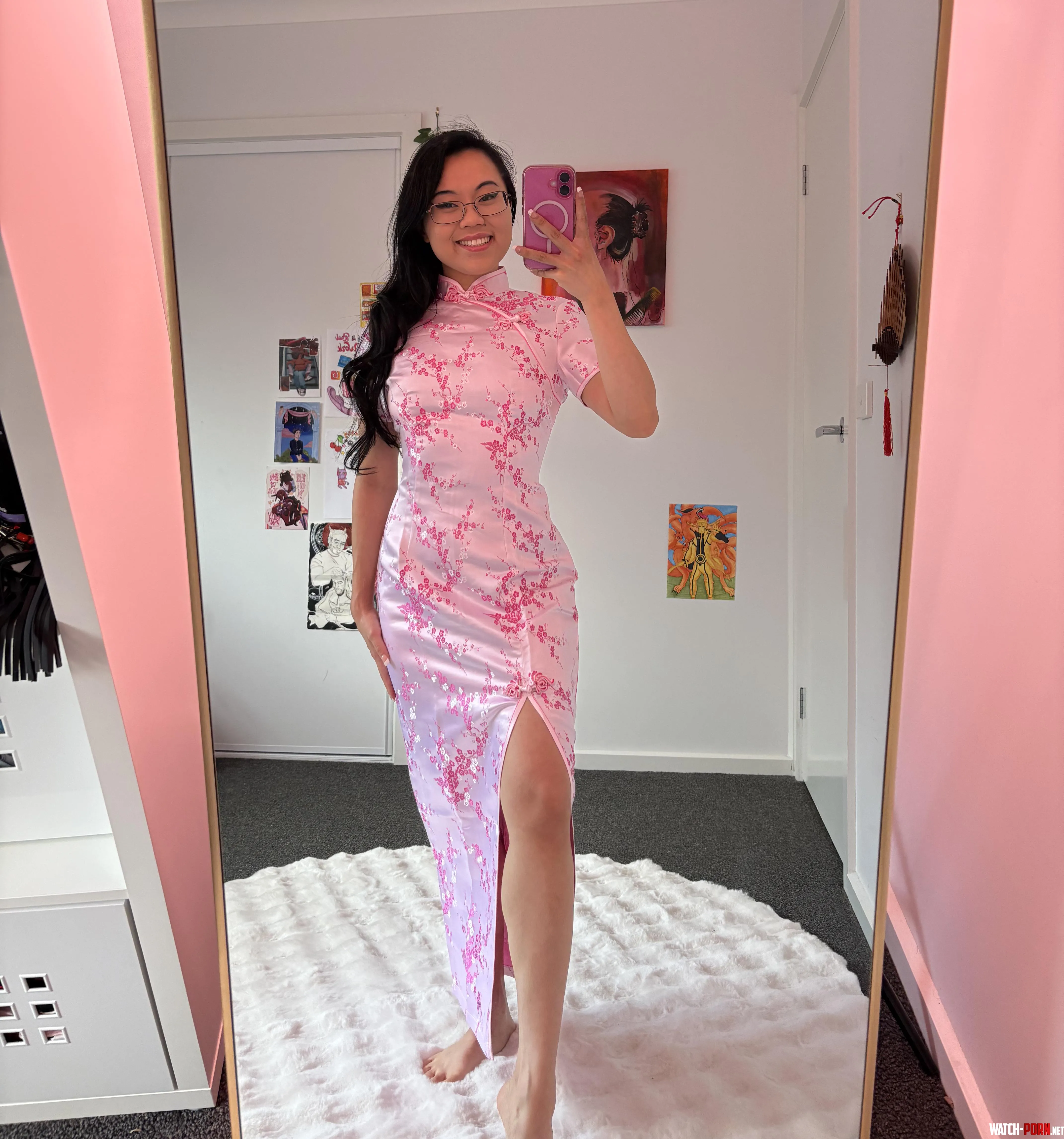 Your sweet petite Asian in her traditional dress by meowling98