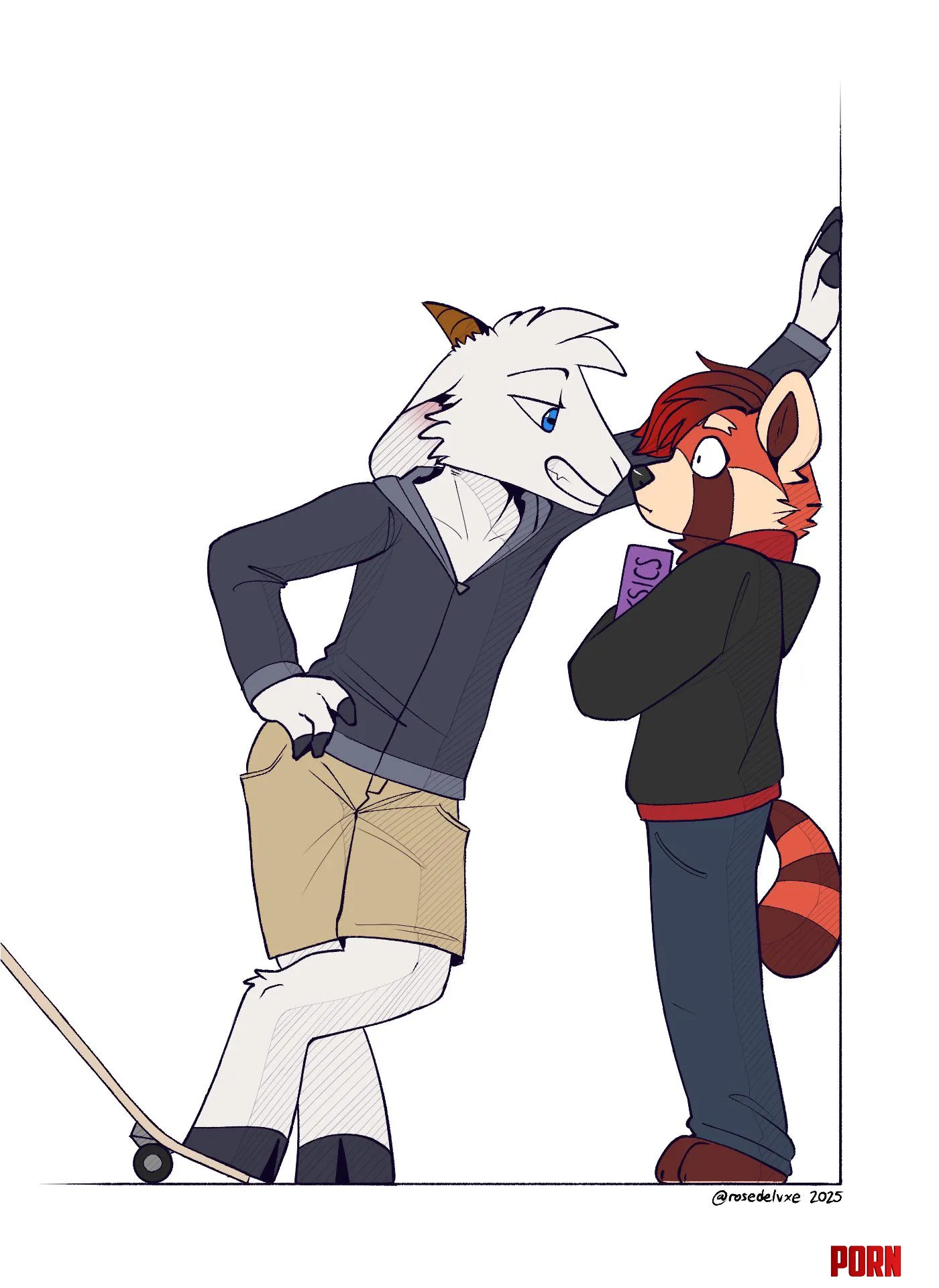 bro does NOT have rizz OC by rosedelvxe_art