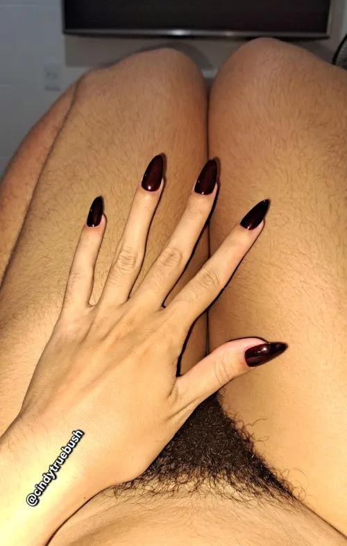 Thumbnail Cindytruebush: Explore Pretty Nails and a Prettier Bush on OnlyFansHottest