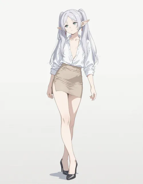 Thumbnail Frieren by Picowan11: Story of an Office Lady | Explore thighdeology