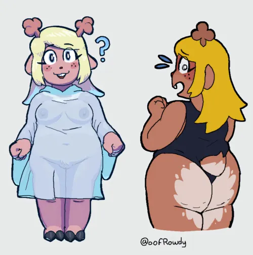 Thumbnail OofRowdy Chubby Noelle by ice_wallow_cmen in UnderTail
