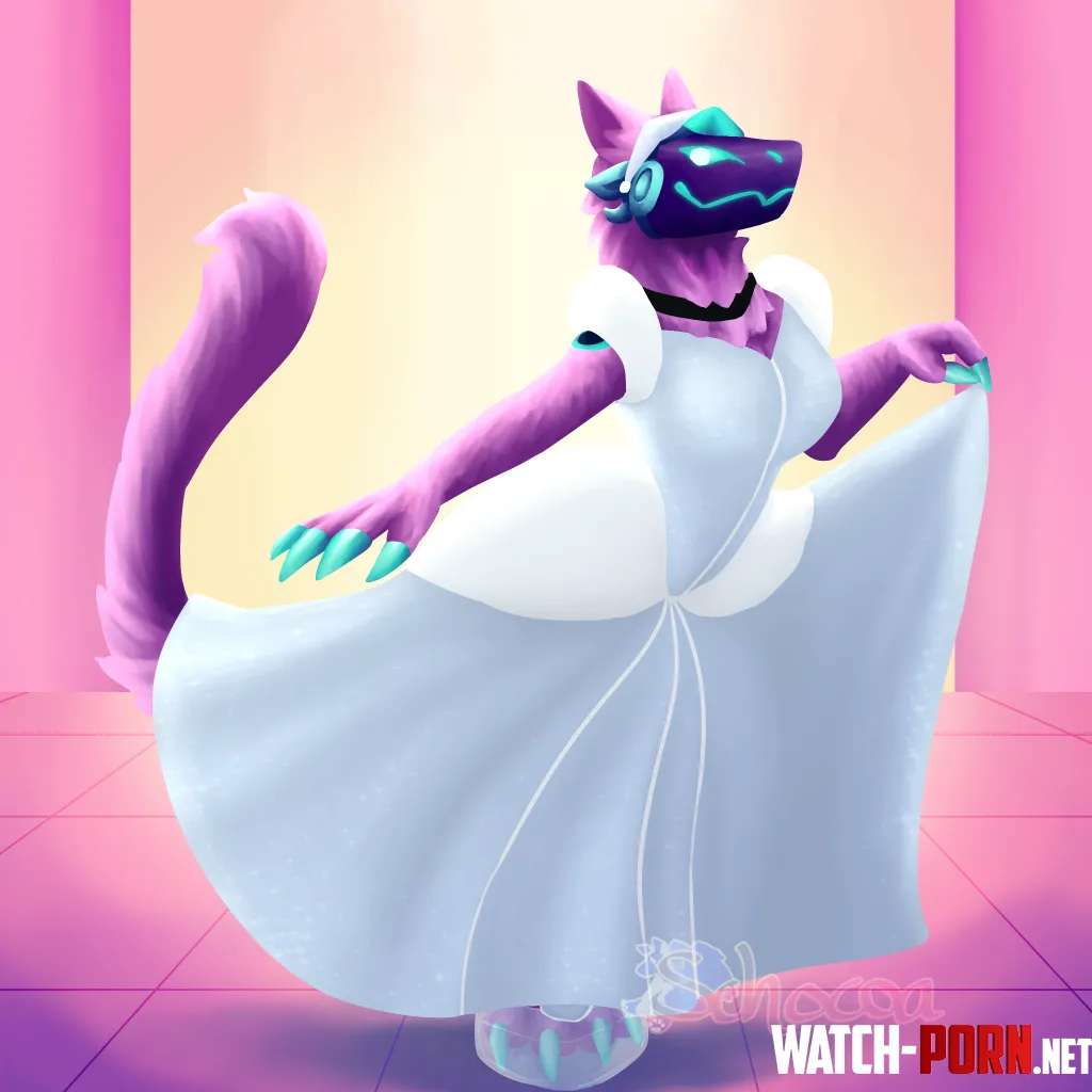 Princess Protogen Art by me by Fancy-Claim-9690