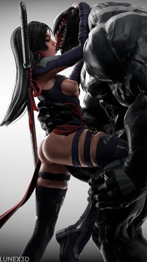 Thumbnail Psylocke vs. Venom in LuneX3D Marvel Rivals by EroMestre
